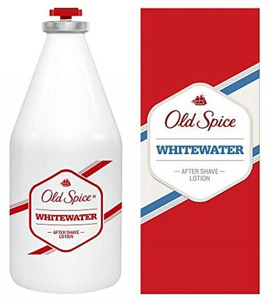 Old Spice WHITEWATER After Shave Lotion Rasierwasser Sandelholz Amber Duft 100ml