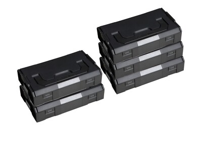5 Stück SORTIMO Systembox L-BOXX Mini anthrazit Deckel OPAK/schwarz