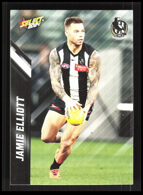 AFL 2024 Select Collingwood Jamie Elliott 35 Card CB-1-4-B-16