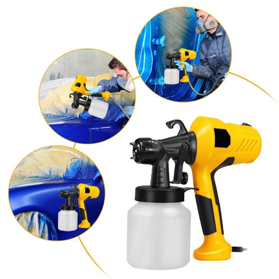 High Pressure Electric Paint Sprayer 500 ml/s 400W Spray Paint Gun 2