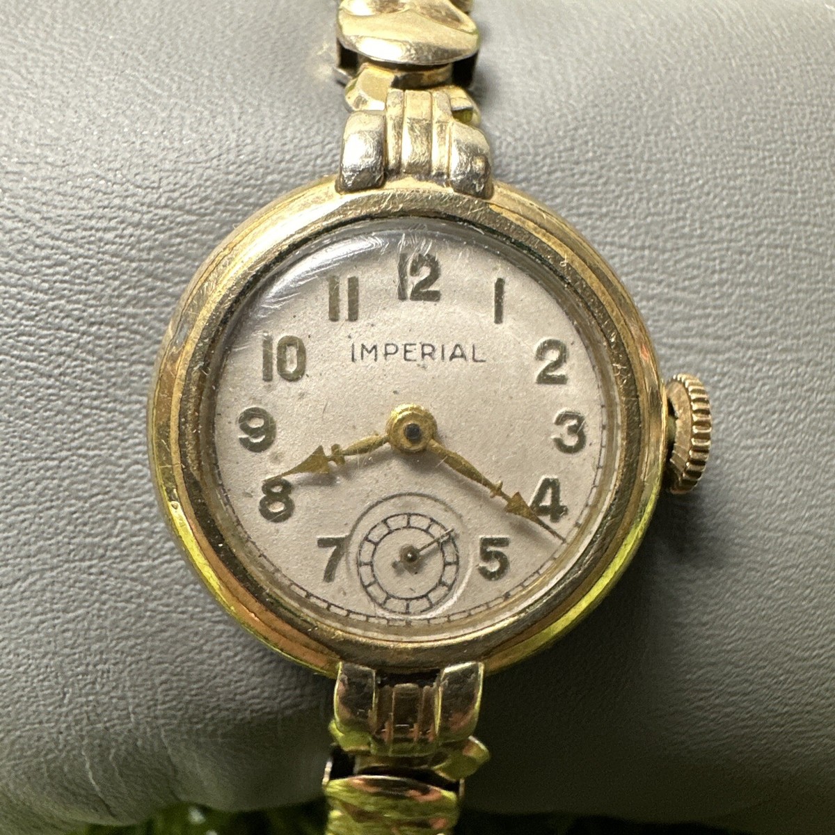 Vintage Imperial Gold Filled women Wristwatch Vintage 1930s Harman 10K Gold Filled Winding Ladies Watch W  main image 4