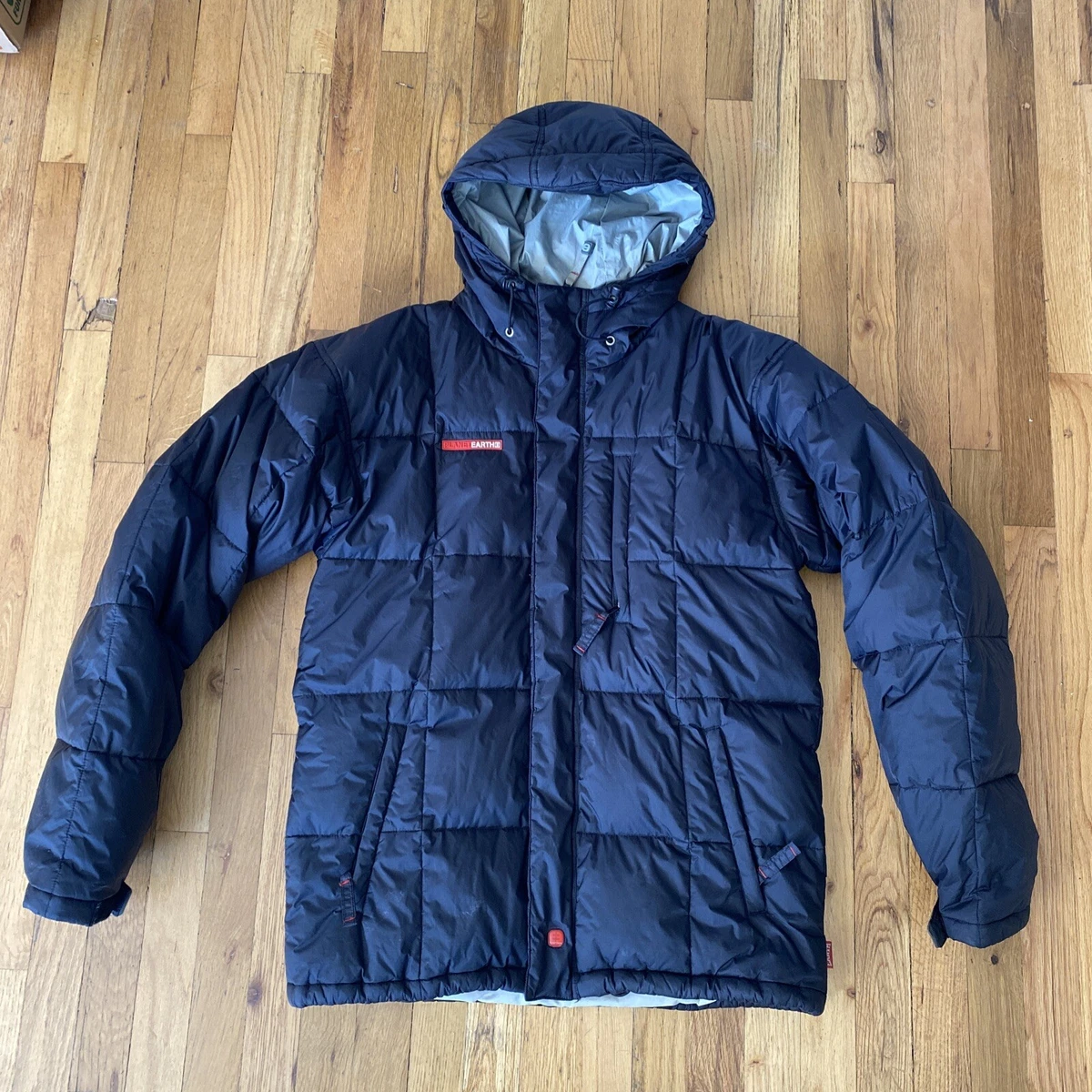 Planet Earth Down Jacket Mens L Puffer Snowboard Ski David