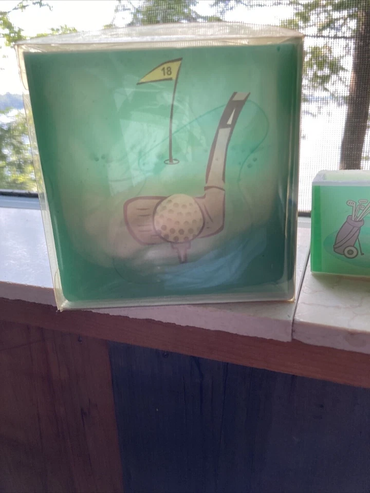 Citronella luminaire cube 2005 golf scene 4 x 4, 2 x 2  - Image 3 of 4