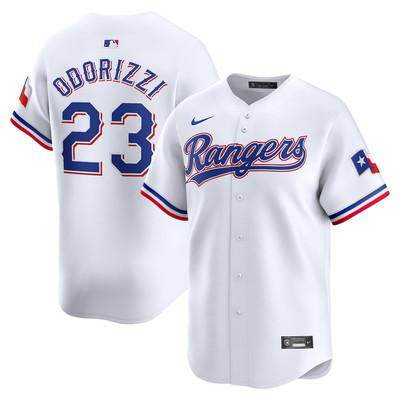 Men's #23 Jake Odorizzi White Home Limited Player All Stitched Jersey