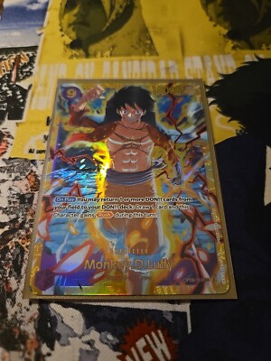 One Piece Card Game Monkey.DLuffy OP09-119 SEC M/NM Emperor In The New World