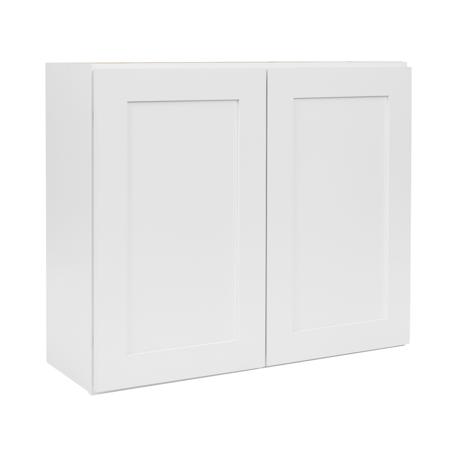 White Shaker Wall Cabinets Ready to Assemble Cabinets For Kitchen, Laundry Room