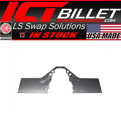ICT Billet LS LS1 Front Engine Plate - 1pc Aluminum Chevy Motor Mount