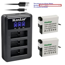 Kastar Battery LCD Triple Charger for GoPro AHDBT-701 Gopro7 Hero 7 HD Black