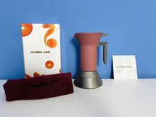 🟢 Dzbanek do mokka Mach 4 Serafino Zani Design Isao Hosoe Aluminium Różowy