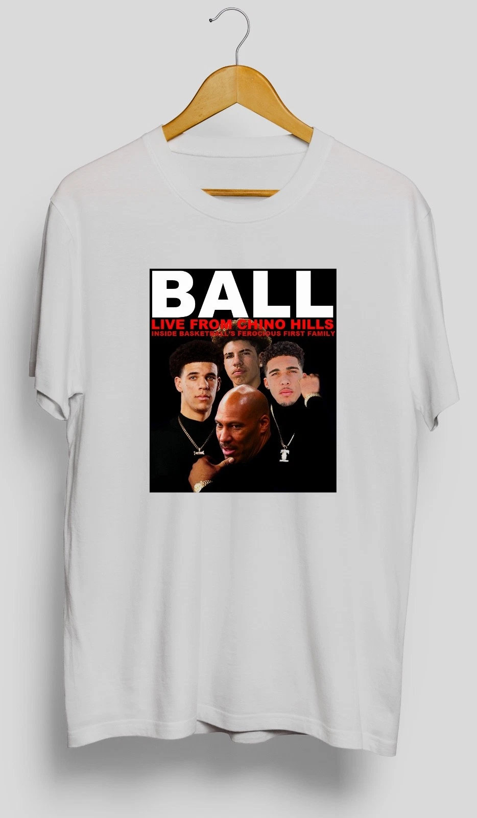 Lonzo Ball/Liangelo Ball /Lamelo Ball /Lavar Ball/Death Row T-Shirt