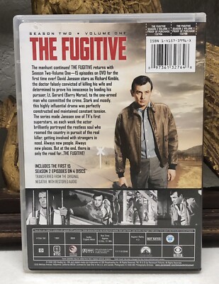 The Fugitive: Season Two Volume 1 (DVD, 1964) 97361327648| eBay