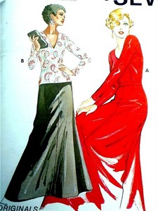 evening skirt and top