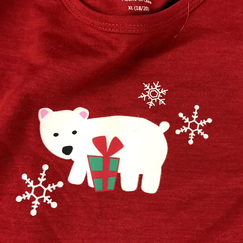 Vestido American Girl Niñas XL 18/20 Rojo Navidad Rifa Pullover Manga Larga Nuevo con Etiquetas Foto 2 de 4