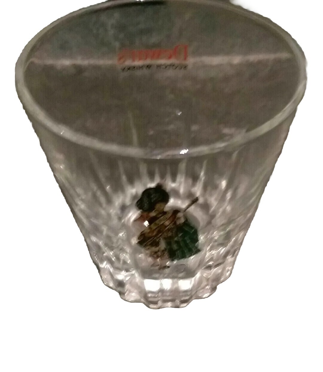 DEWARS FINEST SCOTCH WHISKY GLASS RETRO RARE GREAT BIRTHDAY CHRISTMAS GIFT-image