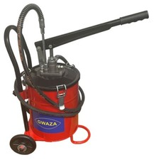 10kg Mobile Air Operated Grease Pump Bucket Trolley 2.2m Hose