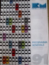 Catalogo Reitze Auto Modelle Programma Automodelli 1991 - ITA  [TR.4]