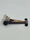 Vtg Hot Wheels 1975 Redline Cool One Zap Dragster Hong Kong Base Purple