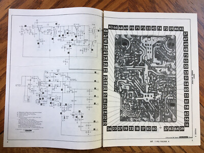Vtg Sams Photofact Folder Radio Parts Manual Sony 8FC-99W Flip