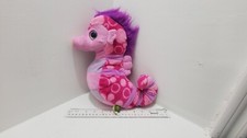 Wild Republic Sea Horse Pink Plush Stuffed Animal 13"