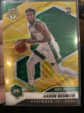2020-21 Mosaic Asia Tmall Aaron Nesmith RC Gold Wave Prizm Rookie #227 SSP 🔥🏀