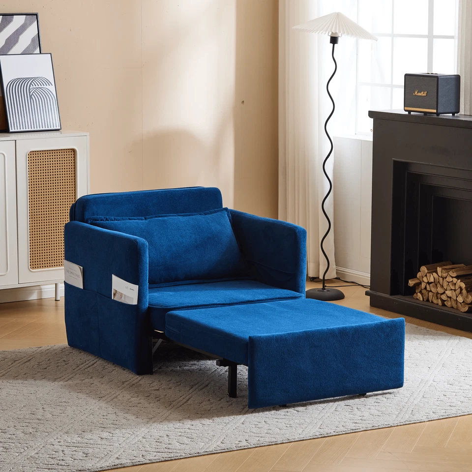 FunniHomi 3-в-1 трансформируемый диван стул кровать с подносом стола, USB и типа C - Изображение 4 из 4