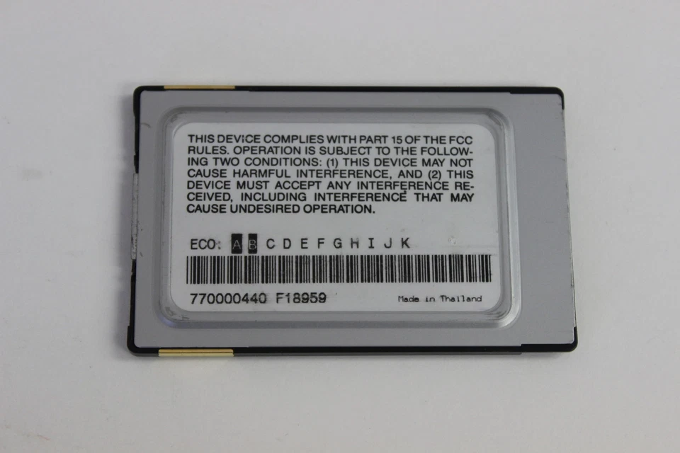 OLICOM 770000440 TOKEN-RING PCMCIA ADAPTER WITH WARRANTY - Image 2 of 4