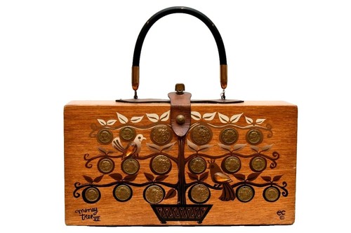 ♕エニッドコリンズ✴︎1960‘s◆Enid Collins✴︎Box bag◆✴︎ ENID COLLINS エニッドコリンズ ハンドバッグ ♕エニッドコリンズ