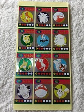 Pokemon Shogakukan appendix Mini Sticker Sheet Picture Book Seal Japanese B6883