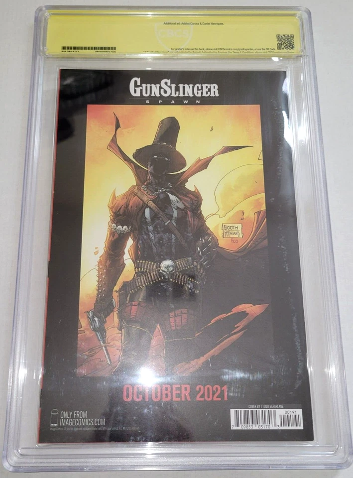 King Spawn #1 McFarlane Retailer Incentive Variant CBCS 9.8 Signed by Todd - Image 3 of 4