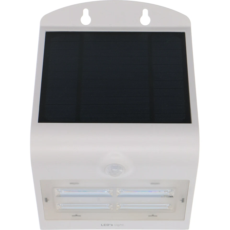Solar LED-Flutlicht Strahler Fluter weiß Bewegungsmelder 3,2W warmweiß IP65 - Bild 3 von 4