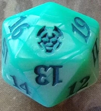 MTG - Theros Beyond Death Fat Pack Bundle Oversized D20 Spin Down Die Dice