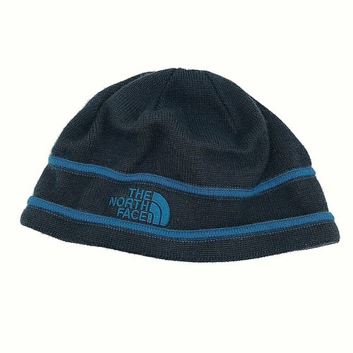 Blue Stripe Beanie Winter Hat One 