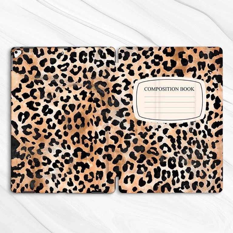 Leopard Composition Book Case For iPad 10.2 Air 3 4 5 Pro 9.7 11 12.9 Mini - Image 4 of 4