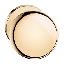 ORBIS Türknauf, feststehend - 1 Stück, SLIM Rundrosette - R, Farbe Messing glänz