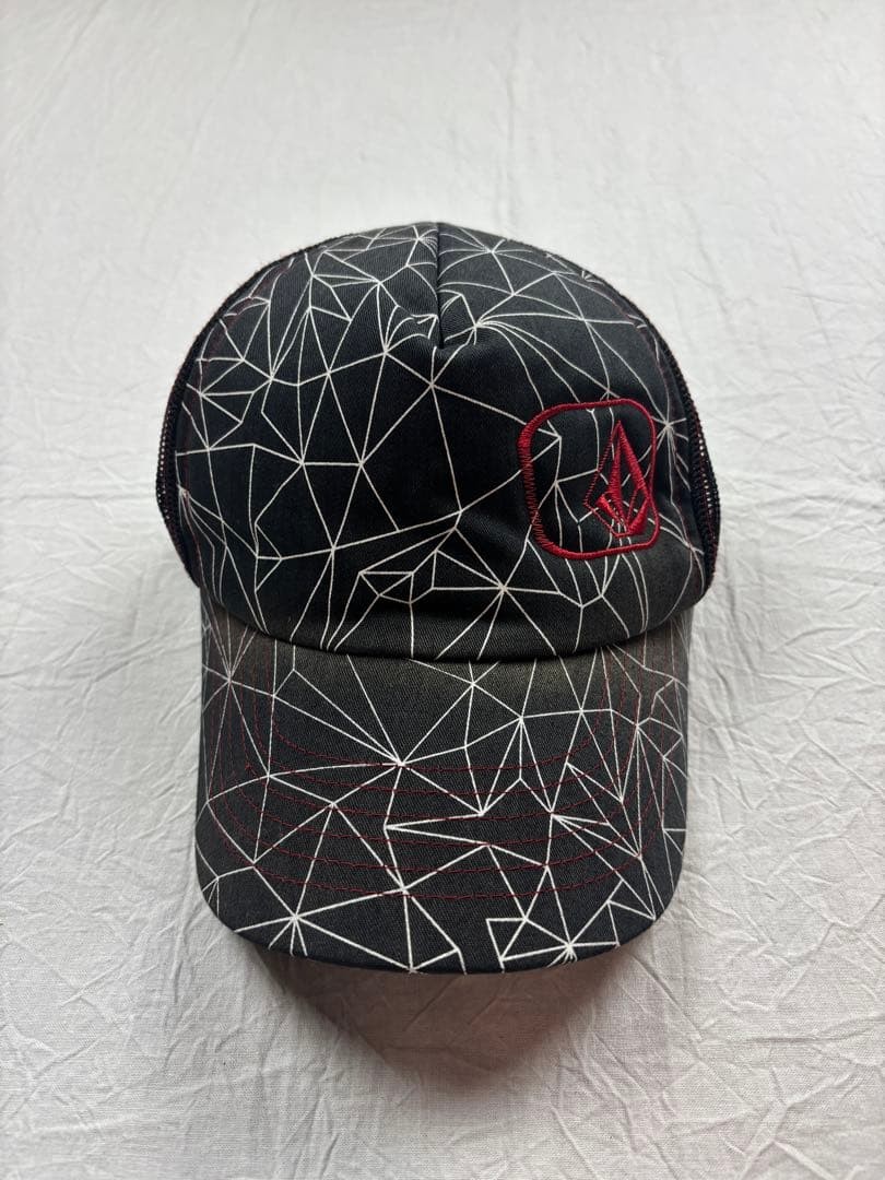 Volcom 90S  Geometric Pattern Cap Black - image 2