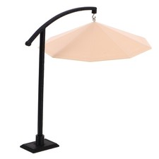 Mini Dollhouse Outdoor Parasol Garden Umbrella Sunshade Patio Decor