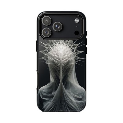 Phone Ink   Thorned Enigma Spike Crown Figure   Case for iPhone, Galaxy, Pixel