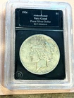 1926-S SILVER PEACE DOLLAR AUTHENTIC VERY GOOD