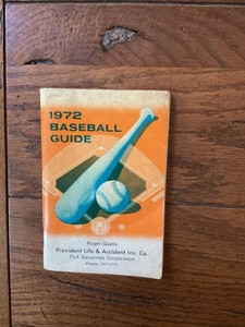1972 Baseball Guide * 96 Pages * 