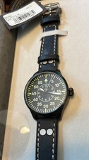 Laco Bielefeld Automatic Pilot watch PVD NWT 861992