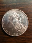 1884 o morgan silver dollar