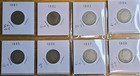 Liberty Head Nickel 1901-1908 8-Coin Circulated Lot US 5C Collection — photo 1