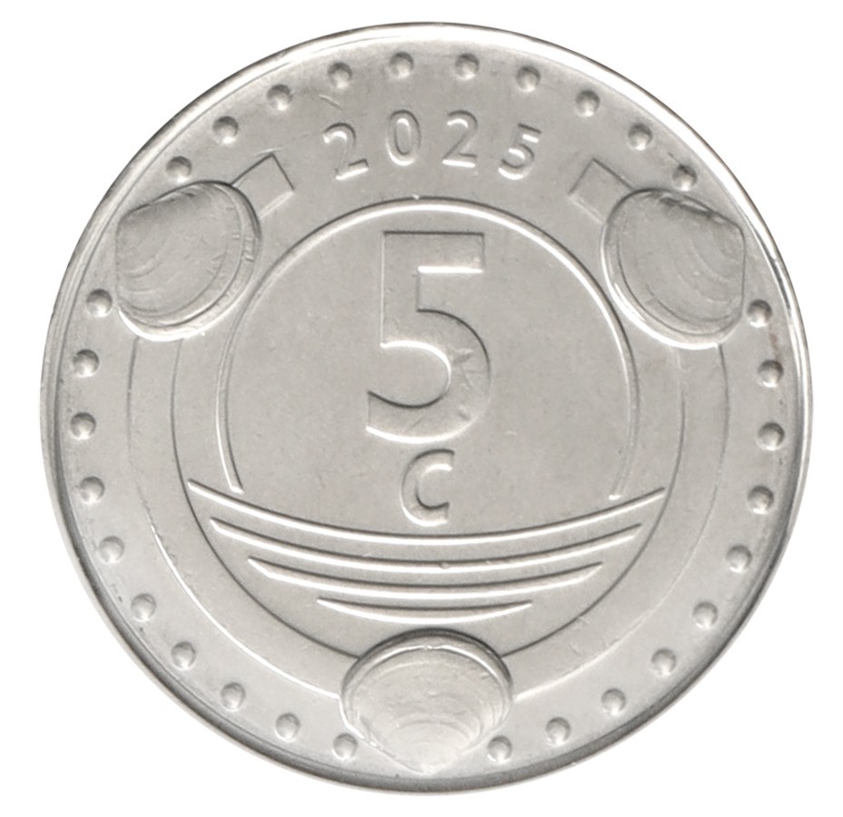 Curacao & Sint Maarten - Netherlands Antilles 5 Cents, 2025, N #462593, Mint