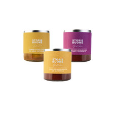 Panier gastronomique trois confitures bio sans nickel, 270 gr/250gr