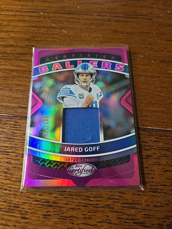 2024 Certified Ballers Patch Jared Goff 81/125