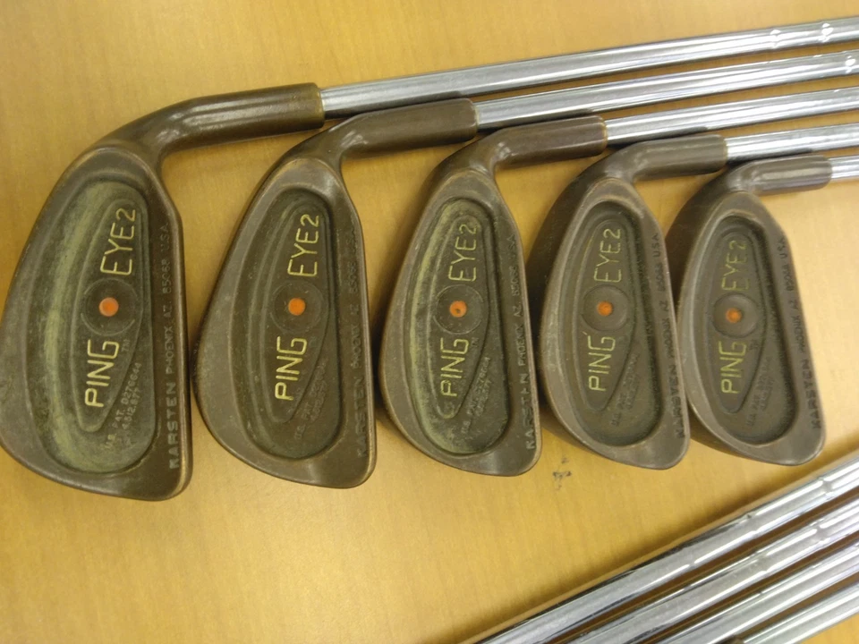 Ping EYE2 Beryllium Copper Orange Dot Iron Set #3-W,S(9Clubs) & Pal 4 Putter - Image 3 of 4