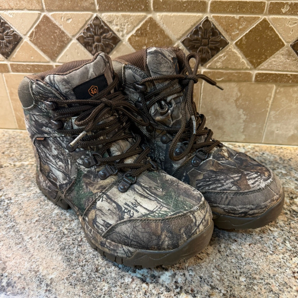 Game Winner Hunting Boots Mens 12D Camo Good Waterproof 400g Thinsulate Realtree Game Winner Hunting Footwear for Men for sale | eBay main image 3