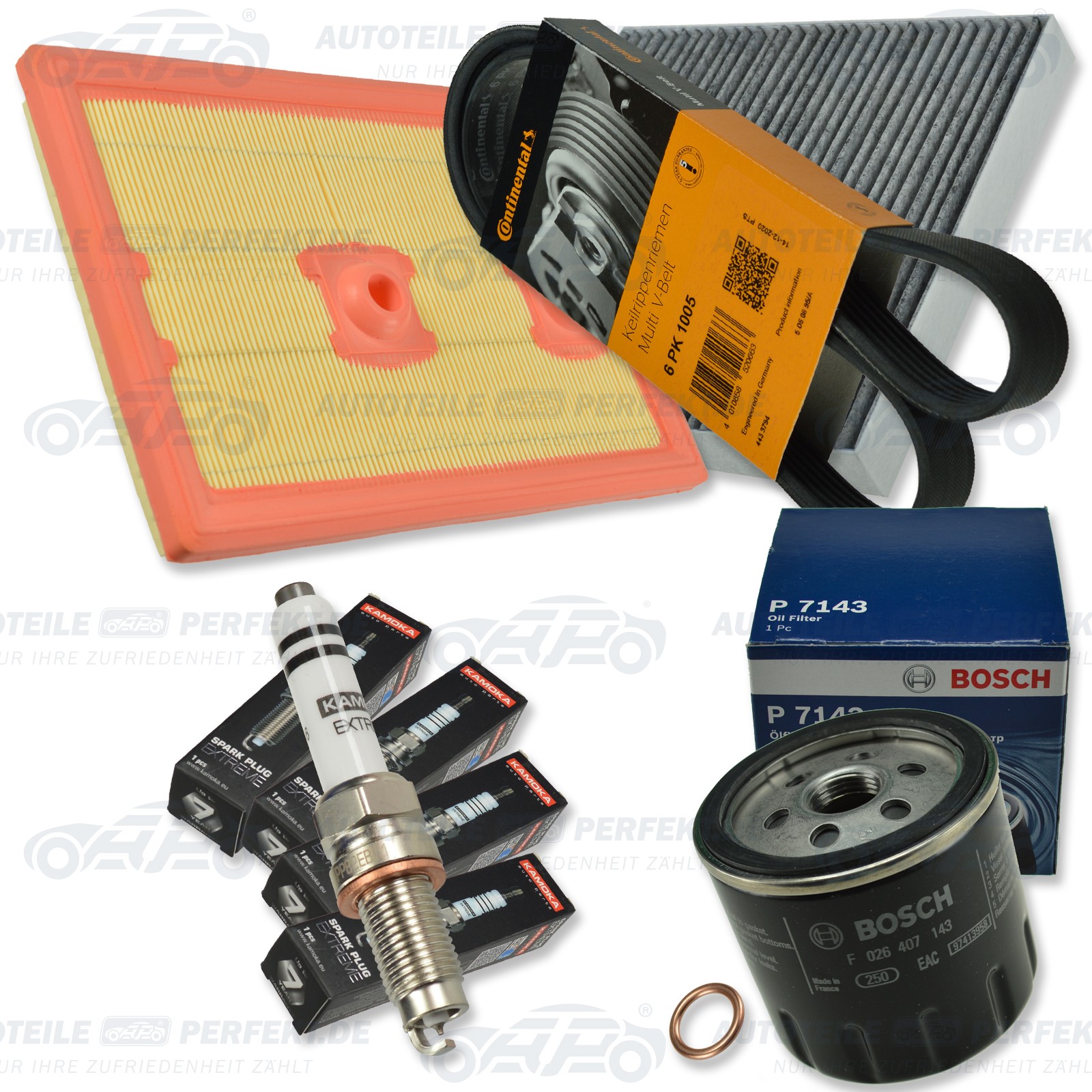 Filtersatz Wartungskit Inspektion Xxl (Ak) Seat Ateca Leon 1,2/1,4 Tsi 86-150PS-image