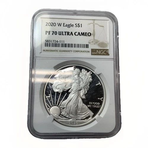 2020-W American Silver Eagle NGC PF 70
