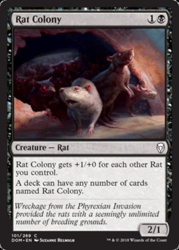 Juego ligero Rat Colony, Magic the Gathering inglés Magic The Gathering Dominaria - Imagen 1 de 1